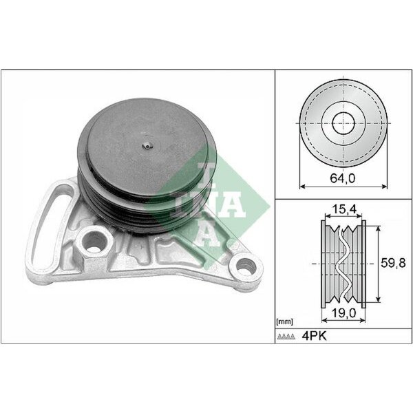 Schaeffler INA 531 0309 10 Spannrolle, Keilrippenriemen
