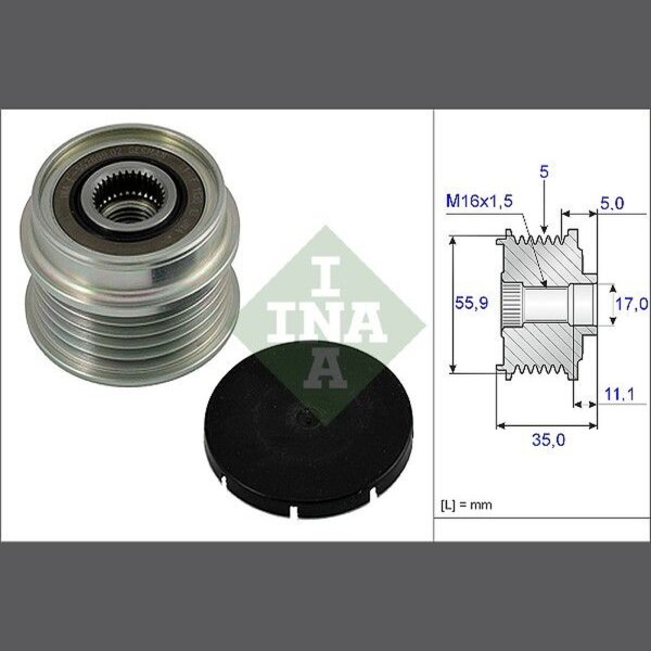Schaeffler INA 535 0005 10 Generatorfreilauf