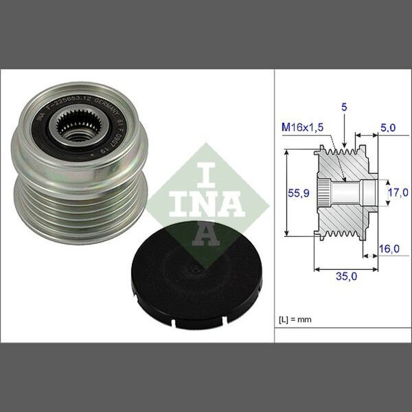 Schaeffler INA 535 0004 10 Generatorfreilauf