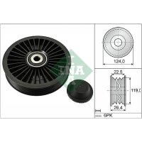 Schaeffler INA 532 0242 10 Umlenk-/Führungsrolle,...