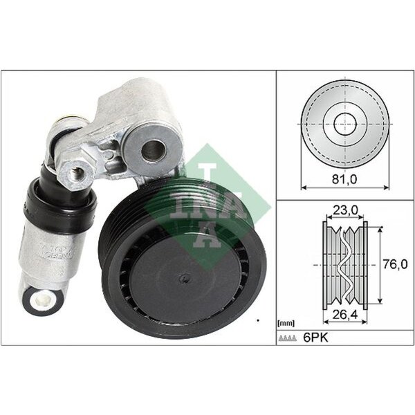 Schaeffler INA 534 0011 10 Riemenspanner, Keilrippenriemen