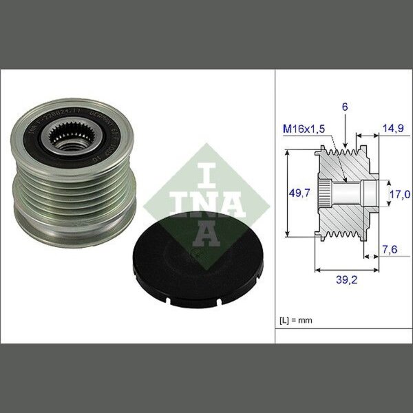 Schaeffler INA 535 0015 10 Generatorfreilauf
