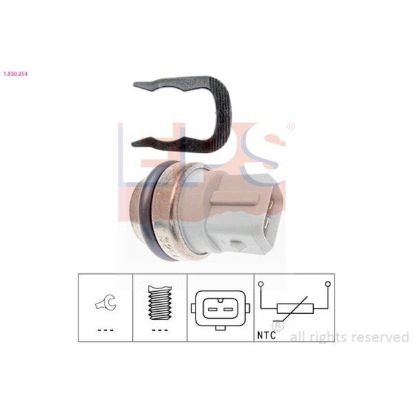 EPS 1.830.254 Sensor, Kühlmitteltemperatur