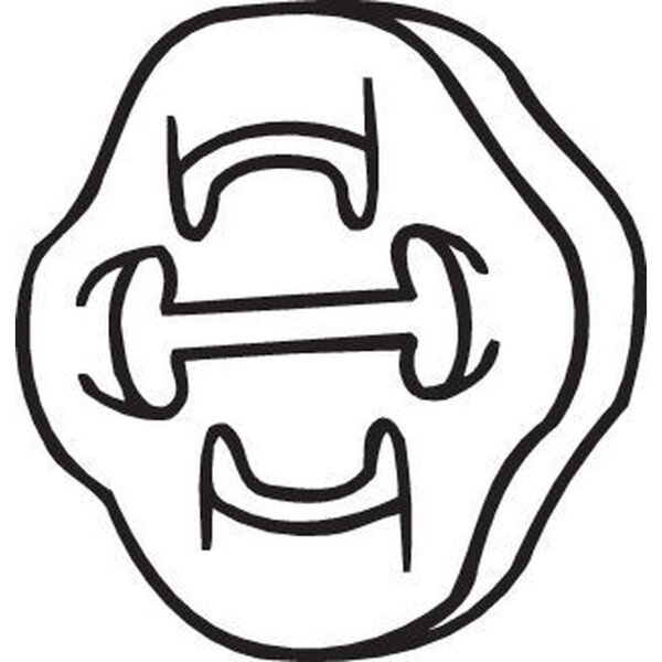 BOSAL 255-853 Halter, Abgasanlage