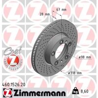 ZIMMERMANN 460.1526.20 Bremsscheibe