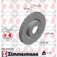 ZIMMERMANN 150.1291.20 Bremsscheibe