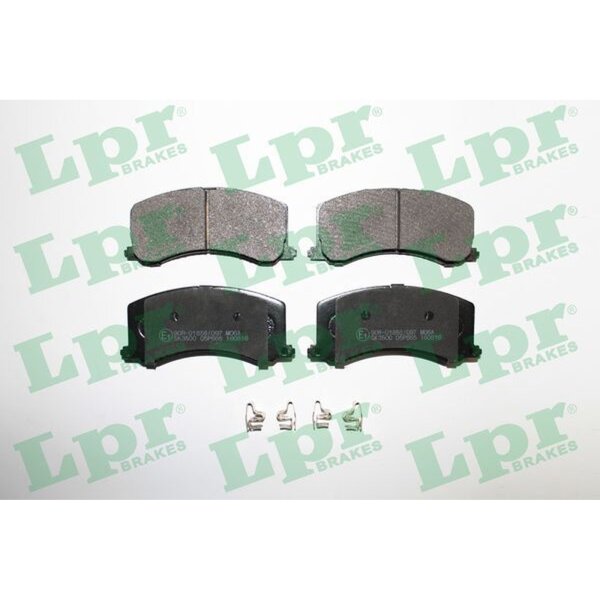LPR 05P665 Bremsbelagsatz, Scheibenbremse