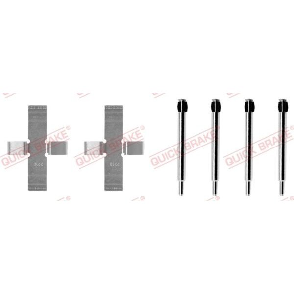 QUICK BRAKE 109-0903 Zubehörsatz, Scheibenbremsbelag