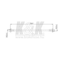 K&K FT0082 Bremsschlauch