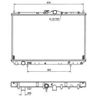 NRF 519517 Kühler, Motorkühlung