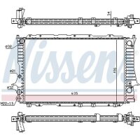 NISSENS 60457 Kühler, Motorkühlung
