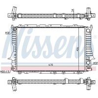 NISSENS 60459 Kühler, Motorkühlung
