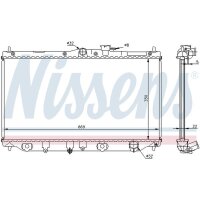 NISSENS 62279A Kühler, Motorkühlung