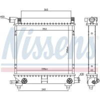 NISSENS 62550 Kühler, Motorkühlung