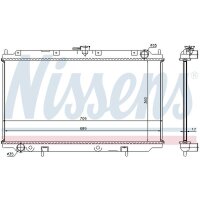 NISSENS 62927A Kühler, Motorkühlung