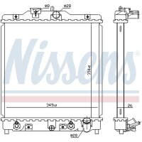 NISSENS 633081 Kühler, Motorkühlung