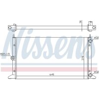 NISSENS 63991 Kühler, Motorkühlung