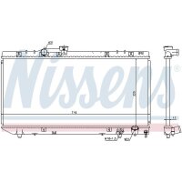 NISSENS 64775 Kühler, Motorkühlung