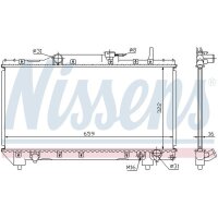 NISSENS 64837A Kühler, Motorkühlung