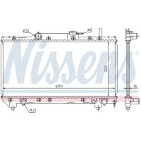 NISSENS 64838A Kühler, Motorkühlung