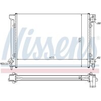 NISSENS 651651 Kühler, Motorkühlung