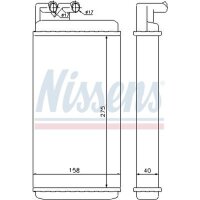 NISSENS 70220 Wärmetauscher, Innenraumheizung
