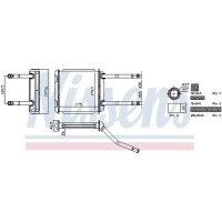 NISSENS 726531 Wärmetauscher, Innenraumheizung