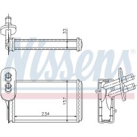 NISSENS 73962 Wärmetauscher, Innenraumheizung