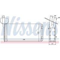 NISSENS 73965 Wärmetauscher, Innenraumheizung