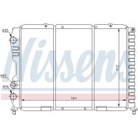NISSENS 60033 Kühler, Motorkühlung