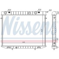 NISSENS 63244 Kühler, Motorkühlung