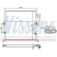 NISSENS 94157 Kondensator, Klimaanlage