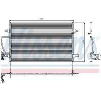 NISSENS 94345 Kondensator, Klimaanlage