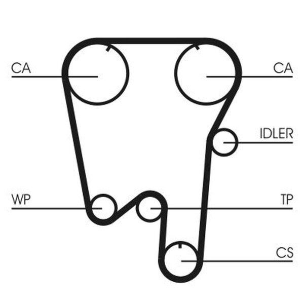 CONTINENTAL CTAM CT902 Zahnriemen