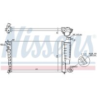 NISSENS 61313 Kühler, Motorkühlung