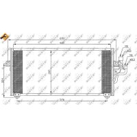 NRF 35268 Kondensator, Klimaanlage