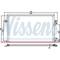 NISSENS 94386 Kondensator, Klimaanlage