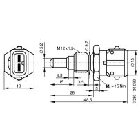 BOSCH 0 280 130 039 Sensor, Kühlmitteltemperatur