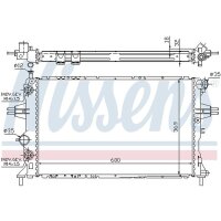 NISSENS 63247A Kühler, Motorkühlung