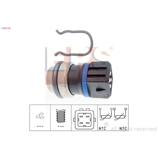 EPS 1.830.146 Sensor, Kühlmitteltemperatur