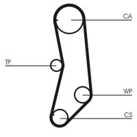 CONTINENTAL CTAM CT997 Zahnriemen