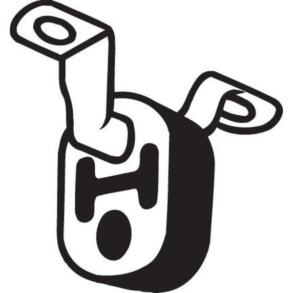 BOSAL 255-098 Halter, Abgasanlage