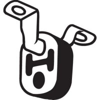 BOSAL 255-098 Halter, Abgasanlage