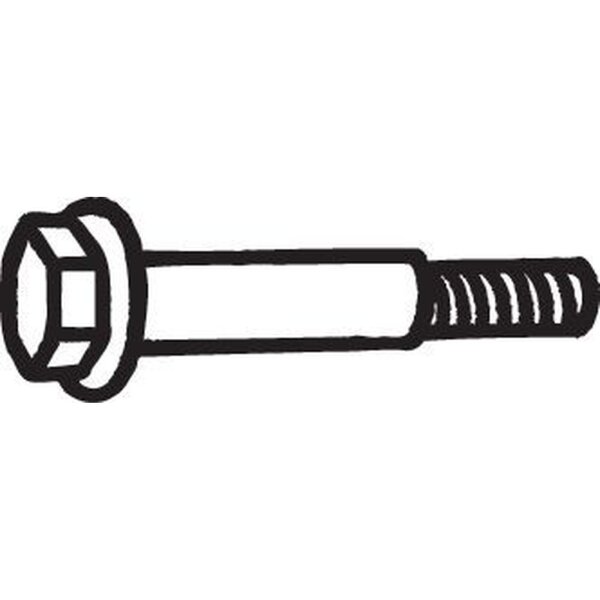 BOSAL 258-904 Schraube, Abgasanlage