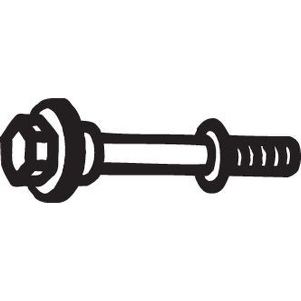 BOSAL 258-944 Schraube, Abgasanlage