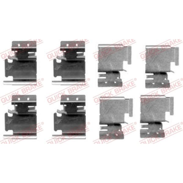 QUICK BRAKE 109-1298 Zubehörsatz, Scheibenbremsbelag