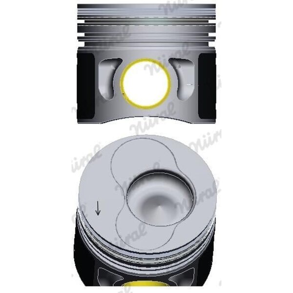 NÜRAL 87-114900-65 Kolben
