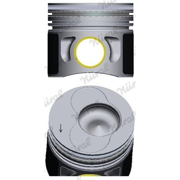 NÜRAL 87-114900-66 Kolben