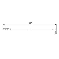 BOSCH 1 987 473 039 Warnkontakt, Bremsbelagverschleiß