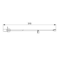 BOSCH 1 987 474 518 Warnkontakt, Bremsbelagverschleiß